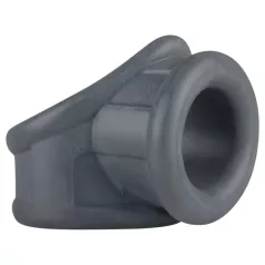   Boners - anello fallico e anello per testicoli 2in1 - silicone grigio