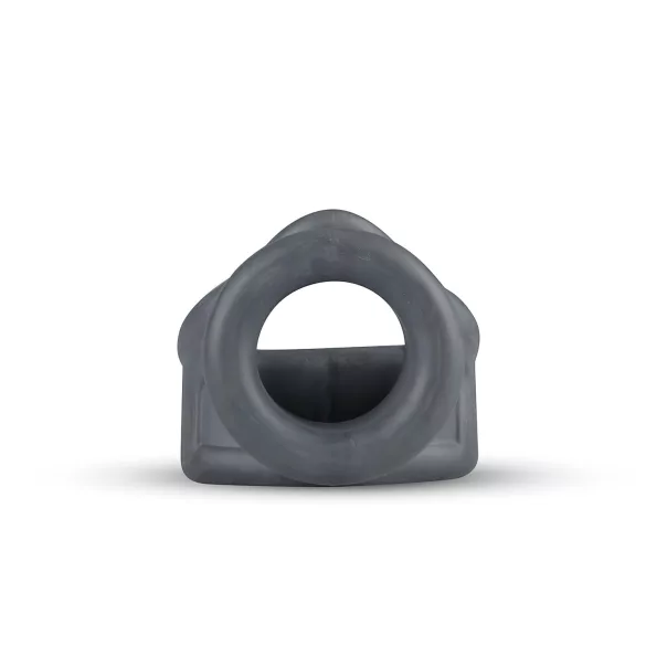 Boners - anello fallico e anello per testicoli 2in1 - silicone grigio