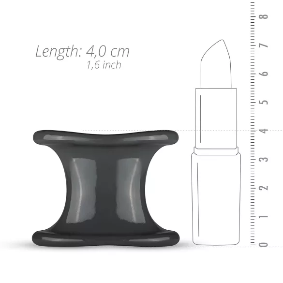 Boners - anello fallico e allungatore - silicone grigio