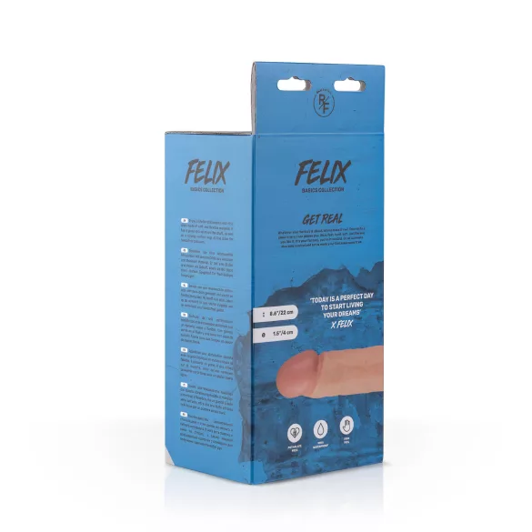Real Fantasy Felix - dildo realistico con testicoli - 22cm - color carne