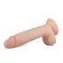 Real Fantasy Glynn - dildo realistico con testicoli - 25 cm - color carne