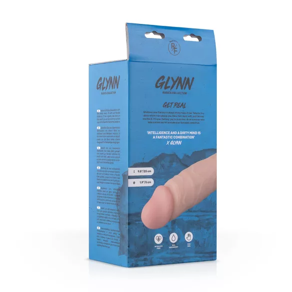 Real Fantasy Glynn - dildo realistico con testicoli - 25 cm - color carne