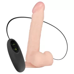   Real Fantasy Lewis - vibratore realistico ricaricabile - 22 cm - color carne