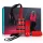 Secret Pleasure Chest - kit bondage avanzato - 10 pezzi - rosso