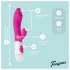 Teazers - vibratore realistico con leva per il clitoride (rosa)