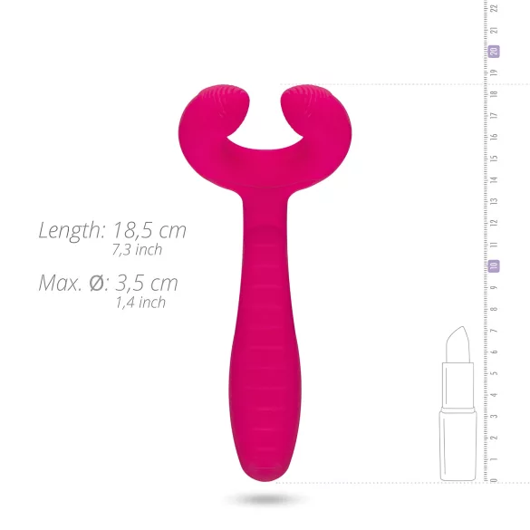 Easytoys Couple - vibratore per coppia ricaricabile impermeabile rosa