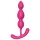 Cheeky Love - plug anale con perle - silicone rosa