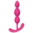 Cheeky Love - plug anale con perle - silicone rosa