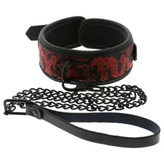 Dreamtoys Blaze - collare e guinzaglio (rosso)