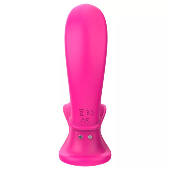 Dreamtoys Essentials - vibratore indossabile con stimolazione del punto G a forma di slip (magenta)