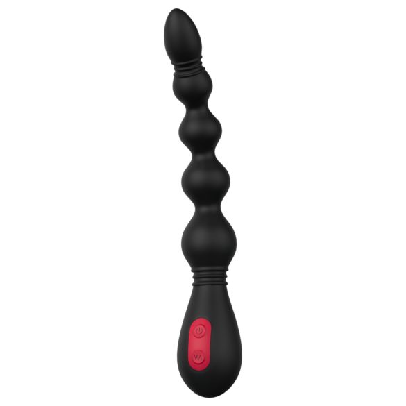 Cheeky Love - vibratore anale con perle ricaricabile - nero