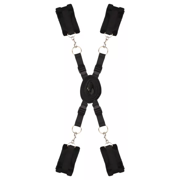 Dreamtoys Blaze - set di restrizioni da letto (nero)