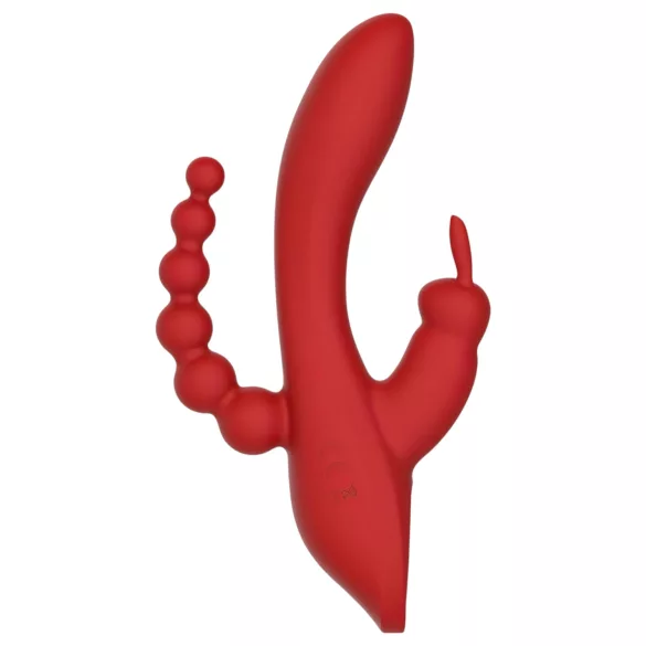 Red Revolution Hera - vibratore rabbit ricaricabile waterproof 3 bracci - rosso