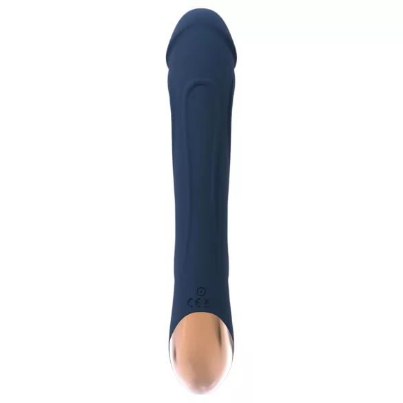 Goddess Boreas - vibratore punto G ricaricabile riscaldante silicone blu