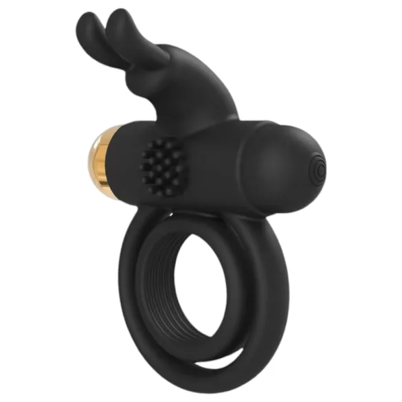 Elite Joel - anello vibrante ricaricabile per pene e testicoli (nero)