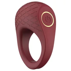 Dreamtoys Ivy - anello fallico vibrante - silicone bordeaux