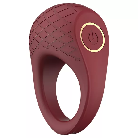 Dreamtoys Ivy - anello fallico vibrante - silicone bordeaux