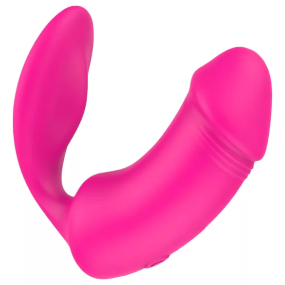 Vibes of Love Duo - vibratore clitoride 2in1 (rosa)