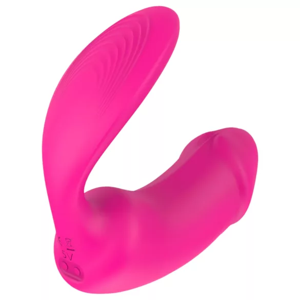 Vibes of Love Duo - vibratore clitoride 2in1 (rosa)