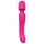 Vibes of Love Wand - vibratore massaggiante riscaldante ricaricabile rosa