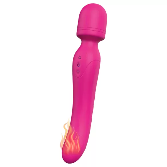 Vibes of Love Wand - vibratore massaggiante riscaldante ricaricabile rosa