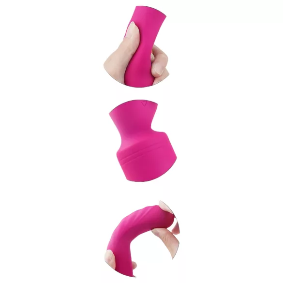 Vibes of Love Wand - vibratore massaggiante riscaldante ricaricabile rosa