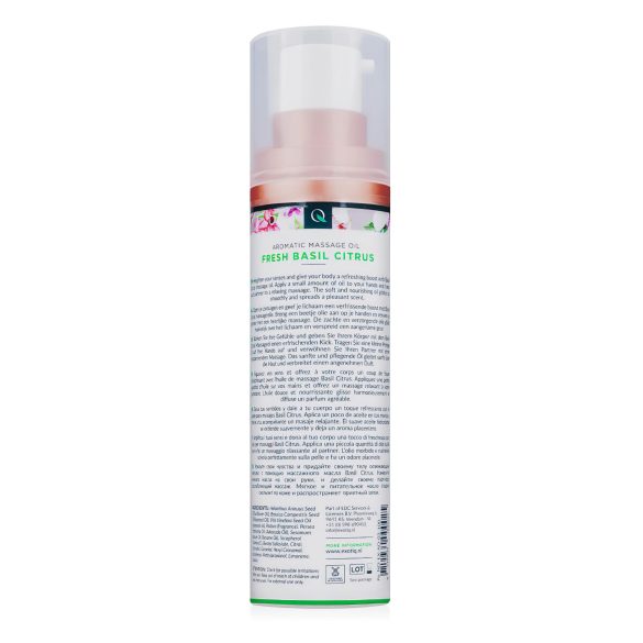 Exotiq - olio da massaggio profumato - basilico e limone (100ml)
