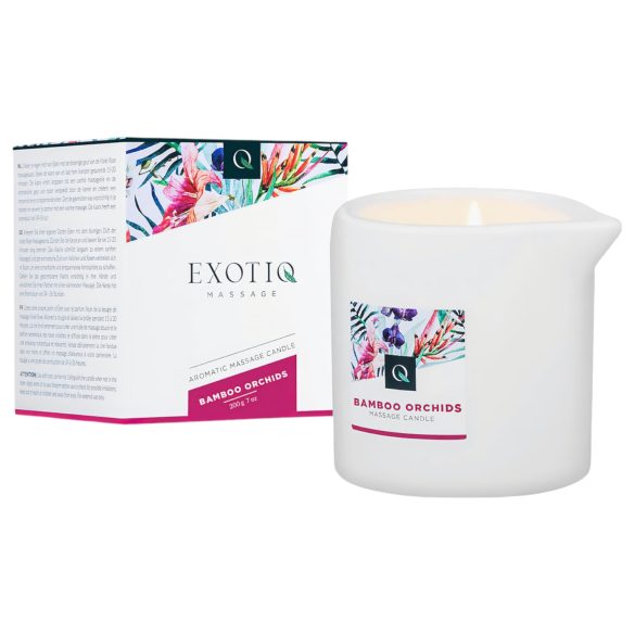 Exotiq Orchidee di Bambù - candela da massaggio (200g)