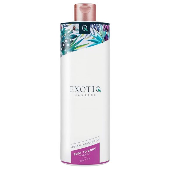 Exotiq Body To Body - olio da massaggio riscaldante - 500ml