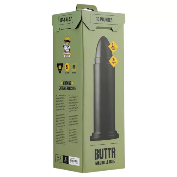 BUTTR - dildo realistico grande con ventosa - nero