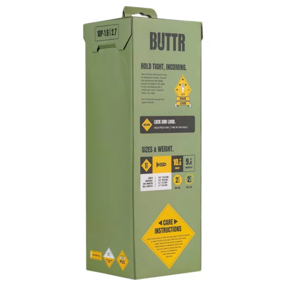 BUTTR - dildo realistico grande con ventosa - nero