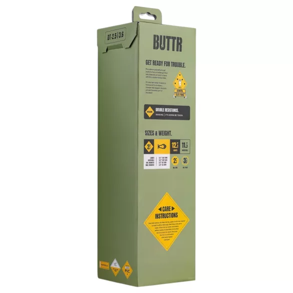 BUTTR - dildo fisting con ventosa - nero