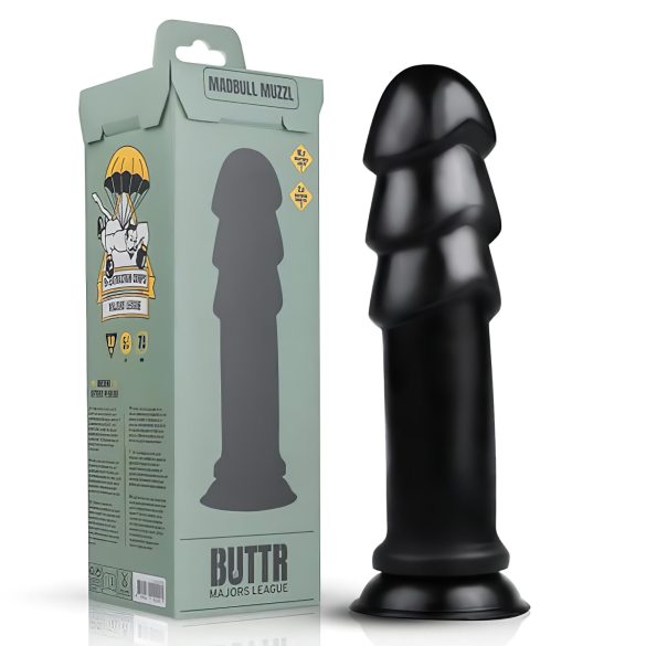 BUTTR - dildo realistico con ventosa - nero
