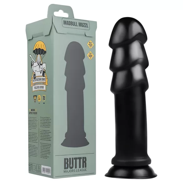 BUTTR - dildo realistico con ventosa - nero