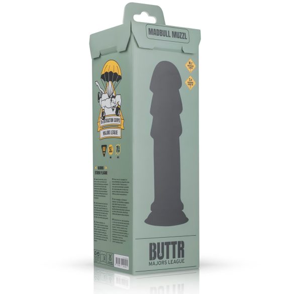 BUTTR - dildo realistico con ventosa - nero