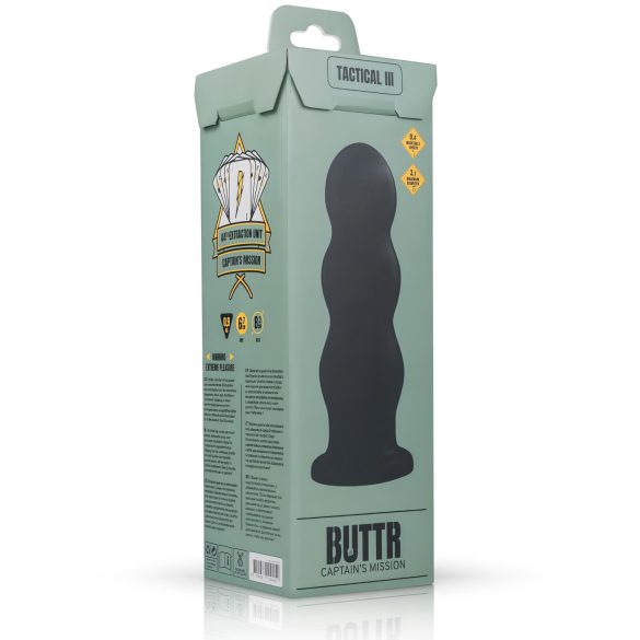 BUTTR Tactical III - dildo realistico con ventosa - nero