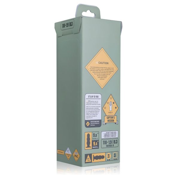 BUTTR Tactical III - dildo realistico con ventosa - nero