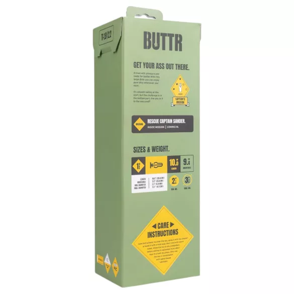 BUTTR Tactical I - dildo realistico ventosa - nero