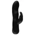 Easytoys Mad Rabbit - vibratore punto G con stimolatore clitoride - nero