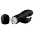 Easytoys Mad Rabbit - vibratore punto G con stimolatore clitoride - nero