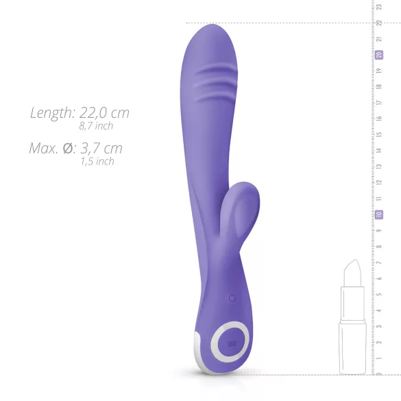 Good Vibes Only Fane Rabbit - vibratore rabbit con stimolatore clitorideo