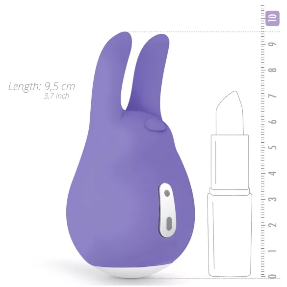 Good Vibes Tedy - vibratore clitoride coniglio ricaricabile - silicone viola