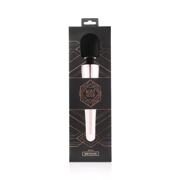 Rosy Gold Wand - vibratore massaggiante ricaricabile - colore oro rosa