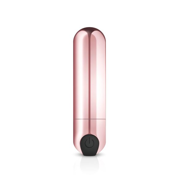 Rosy Gold Bullet - Mini Vibratore Ricaricabile (Oro Rosa)
