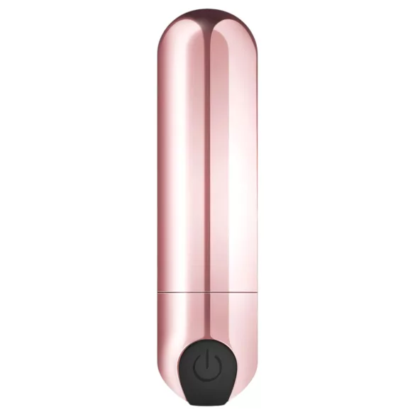 Rosy Gold Bullet - mini vibratore ricaricabile - colore oro rosa