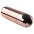 Rosy Gold Bullet - mini vibratore ricaricabile - colore oro rosa