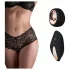 Pantyrebel - slip vibrante ricaricabile con telecomando - nero (S-L)