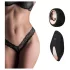 Pantyrebel - slip vibrante ricaricabile con telecomando - pizzo nero S-L