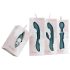 Bloom Rose - vibratore G-punto in silicone ricaricabile (turchese)