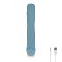 Bloom Rose - vibratore G-punto in silicone ricaricabile (turchese)